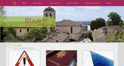 Desktop Screenshot of blaye.fr